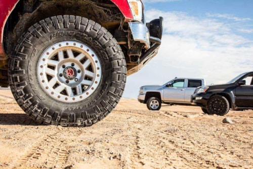 Nitto Ridge Grappler on the sand